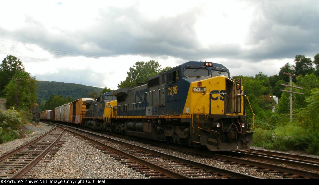 CSX 7389 and 7308